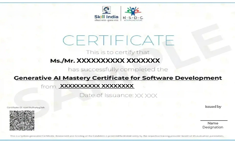 NSDC Certificate
