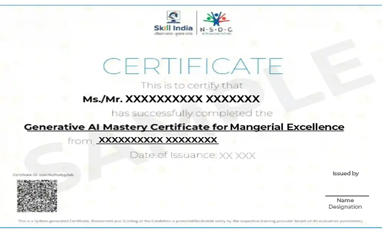 Specialisation Certificate